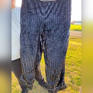 Victoria's Secret Dark Striped Pj Pants